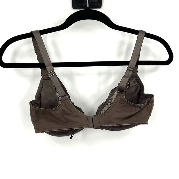 Conturelle Unlined Wired Full Lace Cups Adjustable Straps Lingerie Women's 34D - Picture 2 of 8